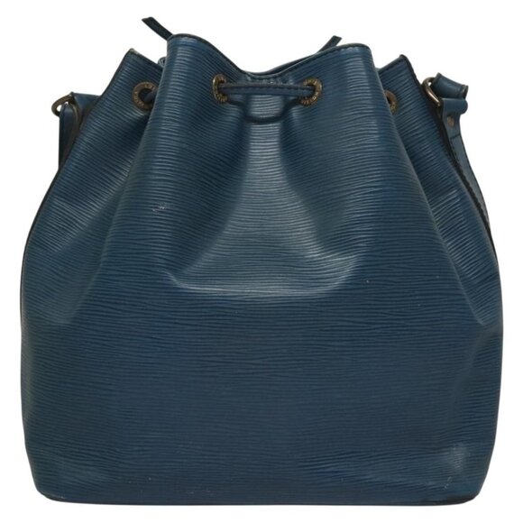 LOUIS VUITTON Epi Petit Noe Shoulder Bag Blue M44105 LV Auth 132004 - Picture 3 of 16